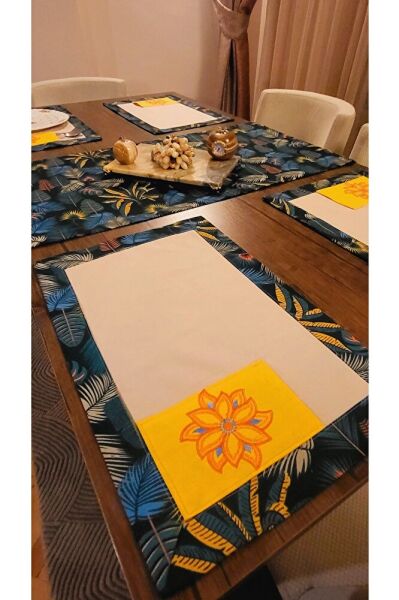 Yaprak Desenli? Nakiş Işlemeli? Ameri?kan Servi?s Sunum