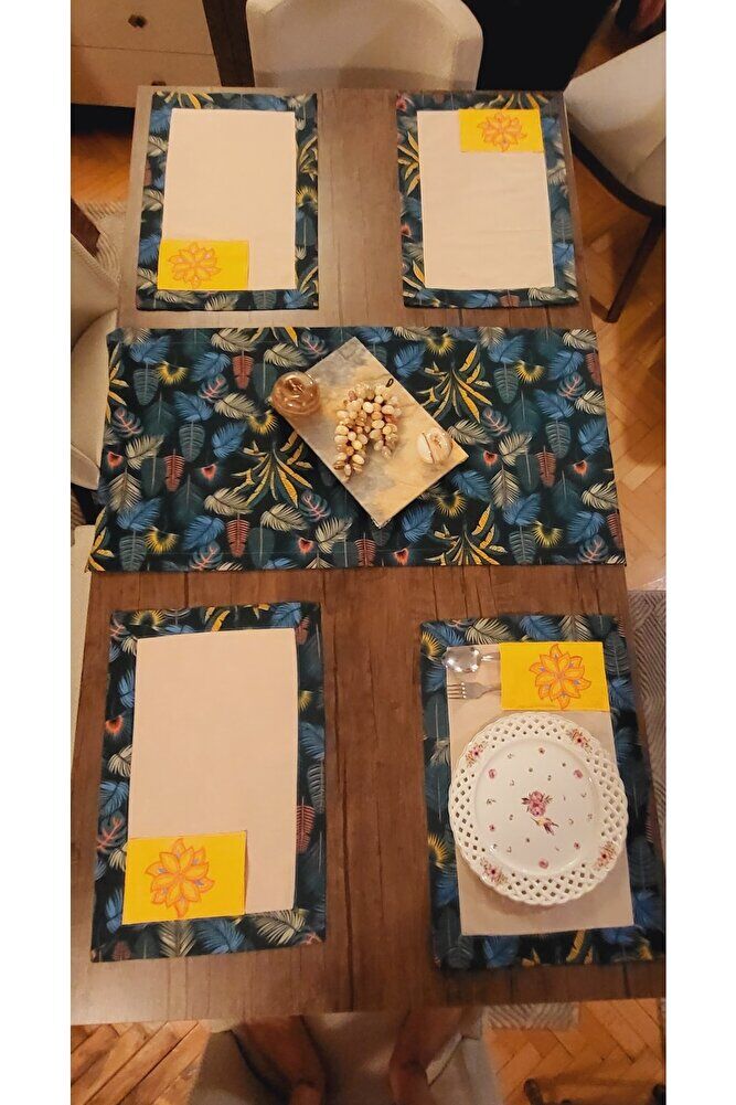 Yaprak Desenli? Nakiş Işlemeli? Ameri?kan Servi?s Sunum