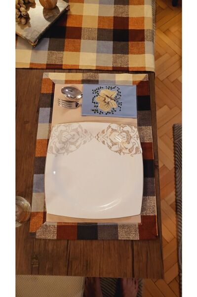 Kareli? Desenli? Nakiş Işlemeli? Ameri?kan Servi?s Sunum