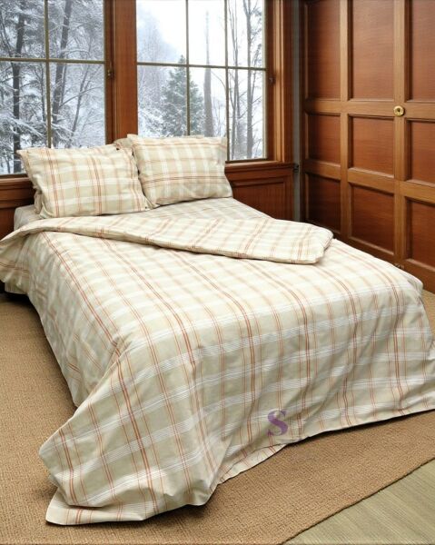 NATUREL BULDAN TURUNCU EKOSE ÇİFT KİŞİLİK NEVRESİM TAKIMI