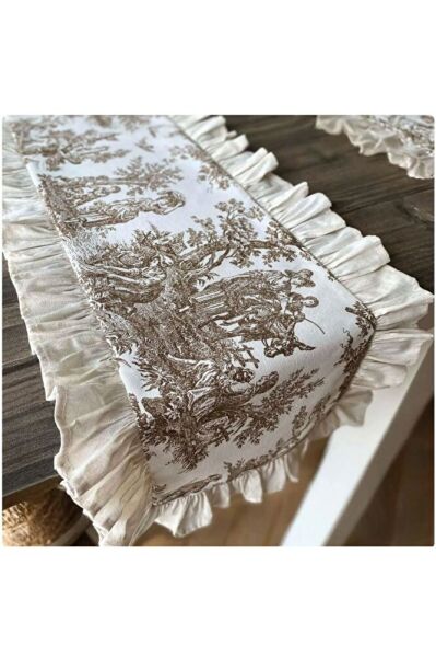 FRANSIZ SOYLUSU FIRFIRLI VİNTAGE YEŞİL RUNNER