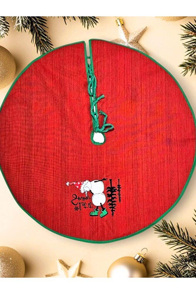 LET IT SNOW NAKIŞLI ÇAM AĞACI ÖRTÜSÜ