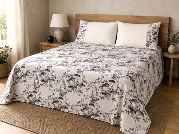 KIZILÇAM BORDO DAL DESENLİ PİKE TAKIMI 240 x 260