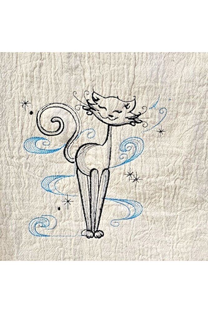 SEVİMLİ YUMMY Nakişli Özel Tasarim  Müslin Peştemal, Plaj Havlusu, Banyo Havlusu