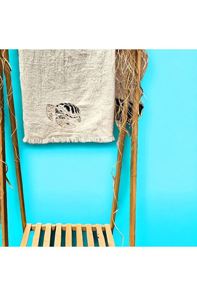 KAPLUMBAĞA  Nakişli Özel Tasarim  Müslin Peştemal, Plaj Havlusu, Banyo Havlusu