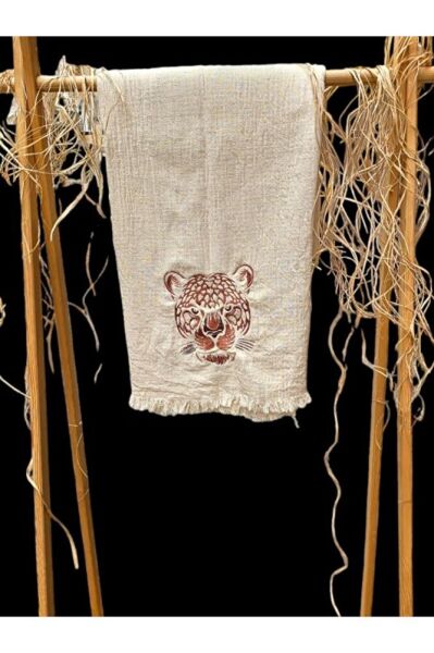 KAPLAN  Nakişli Özel Tasarim  Müslin Peştemal, Plaj Havlusu, Banyo Havlusu