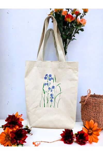 Beni Unutma Nakişli Bez Çanta