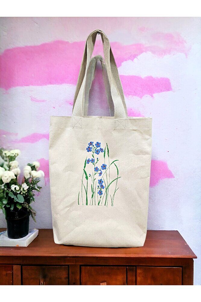 Beni Unutma Nakişli Bez Çanta