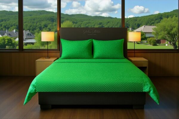 Shules Collection Puantiyeli Çift Kişilik Çarşaf Takımı( 1 Adet Çarşaf + Adet Yastık Kılıfı)