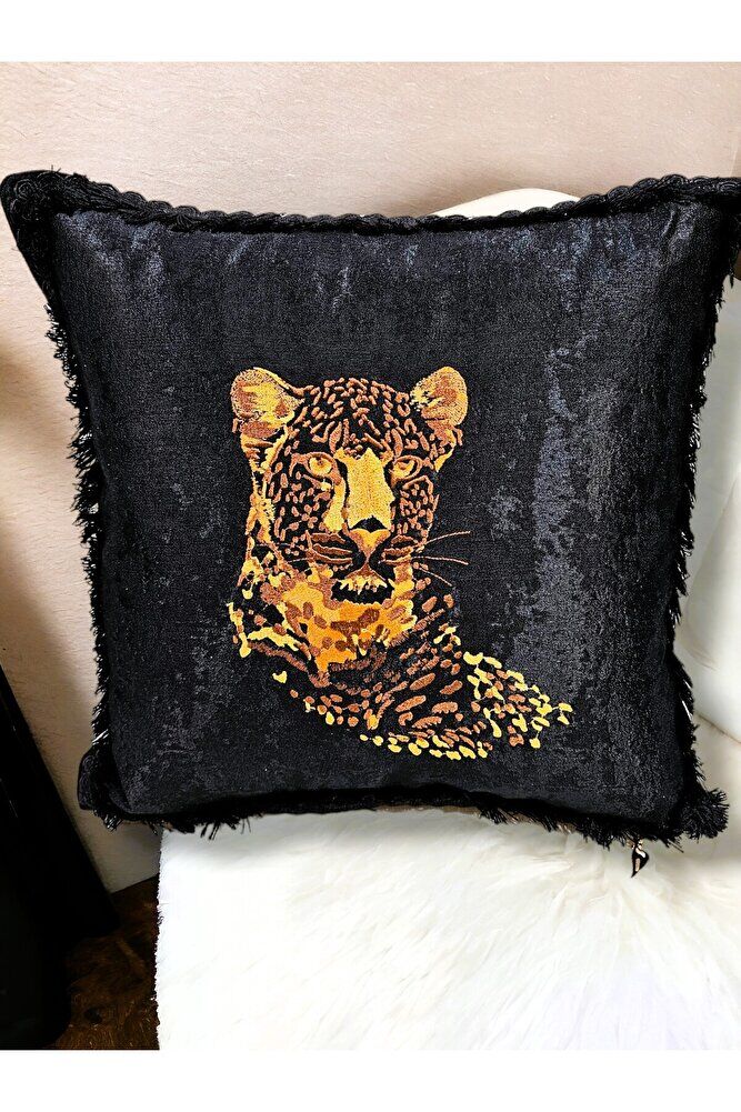 Nakiş İşlemeli  Safari Serisi-4 Kirlent&yastik Kilifi