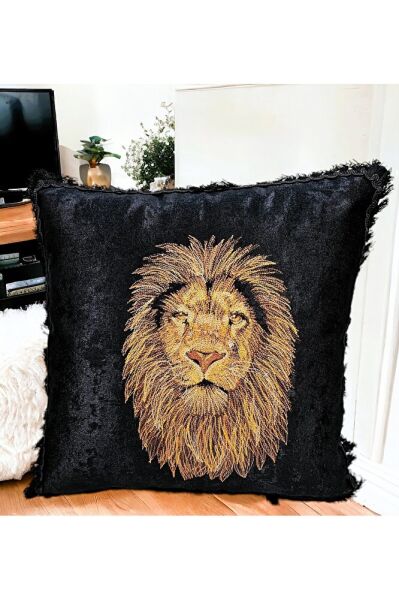 Nakiş İşlemeli  Safari Serisi-2 Kirlent&yastik Kilifi