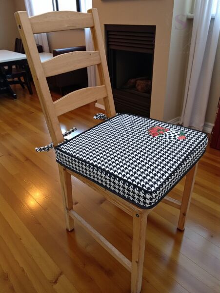 Shules Collection Duck (Sıvı İtici) Kumaş Nakışlı Sandalye Minderi