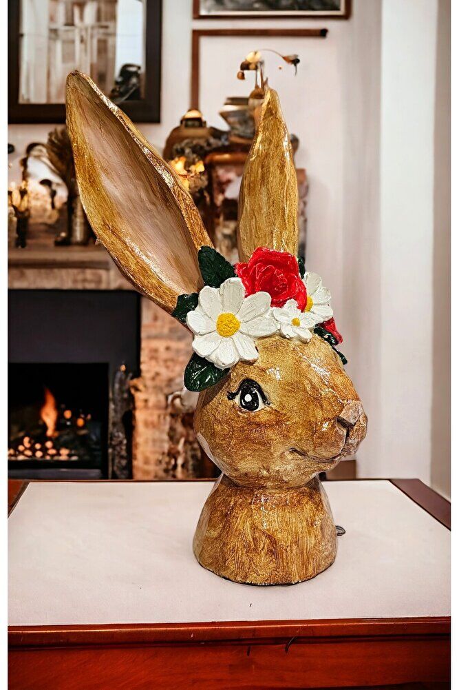 Çiçekli Tavsan Biblo