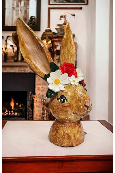 Çiçekli Tavsan Biblo