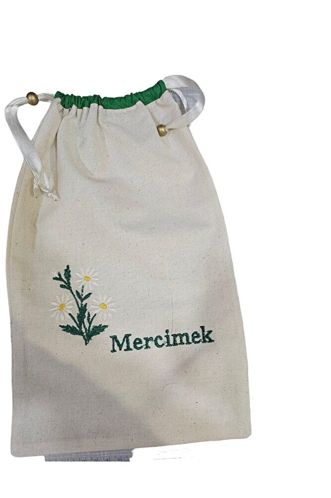 Papatya Nakisli Kuru Erzak Kesesi &torbasi ( 6 Adet)