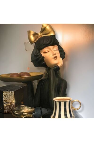 Tepsili SİYAH LAME KURDELA Kız