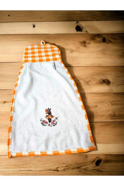 Nazar Boncuğu Nakışlı ,Dertsiz Kumaş, 5'li Set(FIRIN ÖRTÜSÜ, ORGANİZER, EKMEKLİK, HAVLU,POSETLİK)