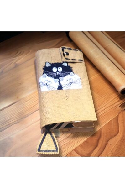 ŞAPŞİK AİLE Nakiş İşlemeli? Ki?tap & Defter Kilifi