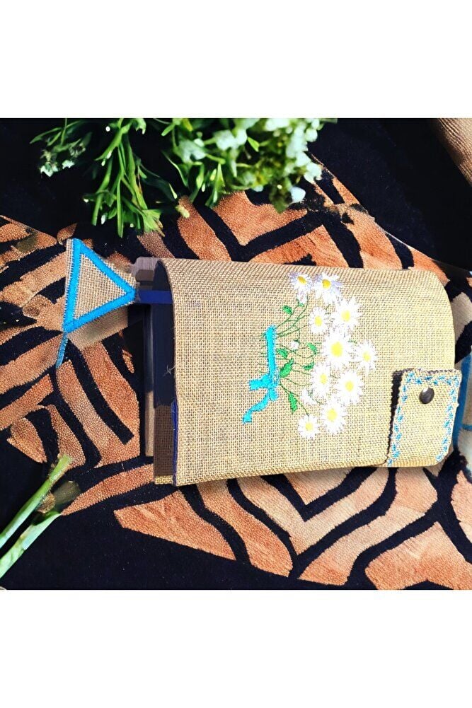 PAPATYA Nakiş İşlemeli? Ki?tap & Defter Kilifi