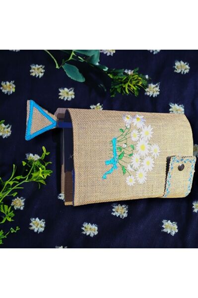 PAPATYA Nakiş İşlemeli? Ki?tap & Defter Kilifi