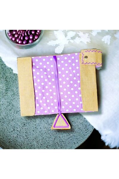 Kelebek Nakiş İşlemeli? Ki?tap & Defter Kilifi