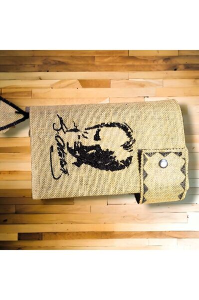 Atatürk Nakiş İşlemeli? Ki?tap & Defter Kilifi