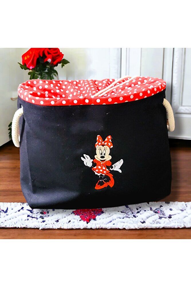 Mi?nni?e Mouse Nakışlı Kirli & Oyuncak Sepeti?