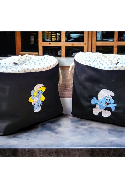 Şi?ri?ne Ve Şi?ri?n Set Ki?rli? &oyuncak Sepeti? ( 2 Adet)