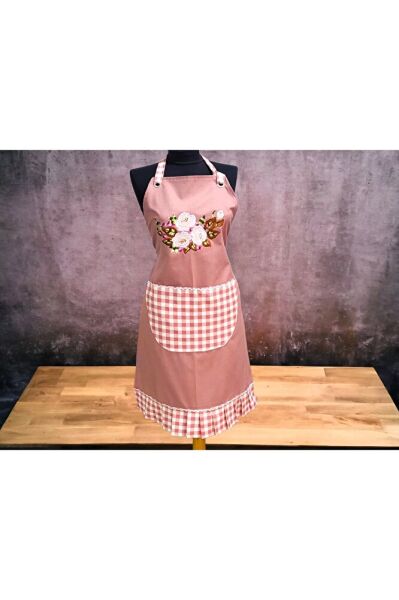 Pöti?kareli? Pembe Gül Nakişli Nakişli Önlük