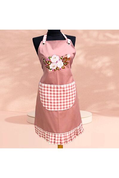 Pöti?kareli? Pembe Gül Nakişli Nakişli Önlük