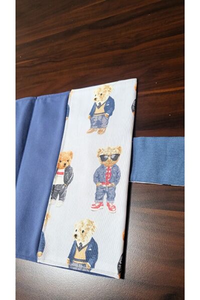 Ayıcıklı Büyük Boy Okul Kitabı - DEFTERİ Kılıfı