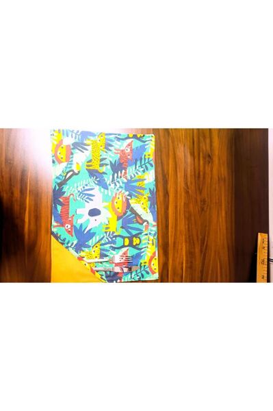 Shules orman desenli Leke Tutmaz 2 li Çoçuk yemek seti Amerikan Servis