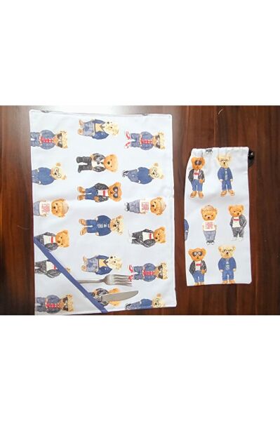 Shules Leke Tutmaz Çoçuk yemek seti Amerikan Servis