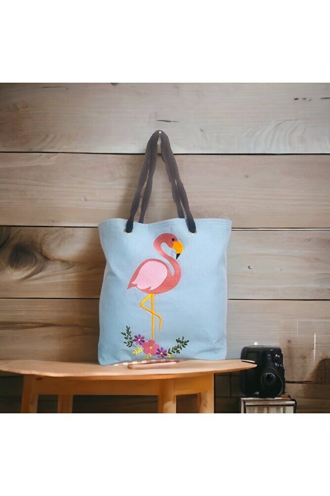 Nakiş İşlemeli? Flami?ngo Çanta