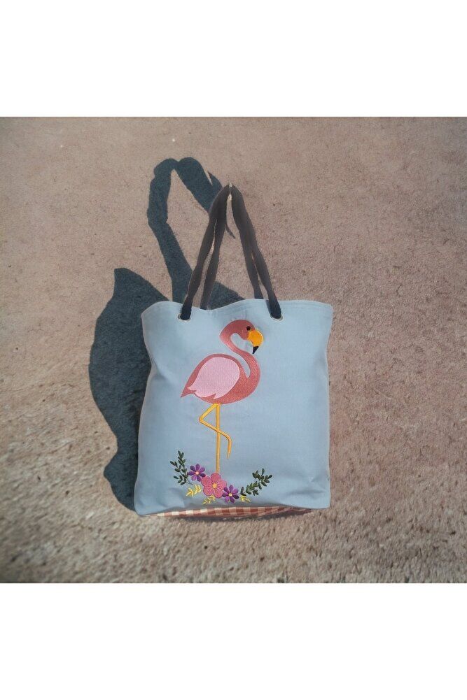 Nakiş İşlemeli? Flami?ngo Çanta